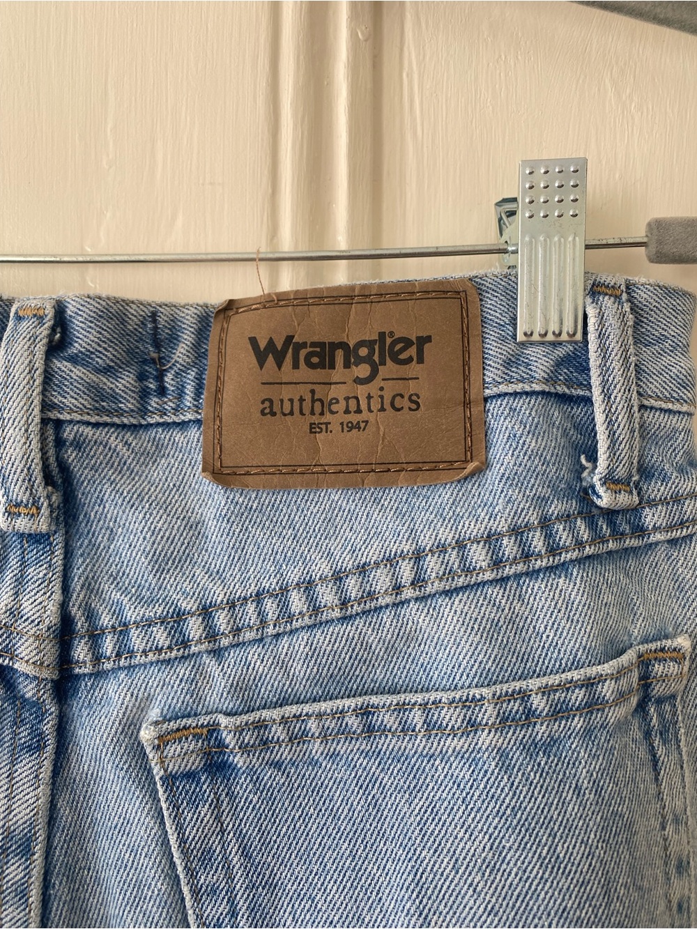 Wrangler Light Blue Straight Leg Jeans - Picture 4 of 4